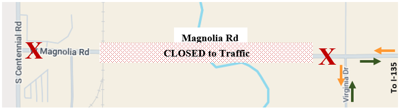 West Magnolia Road Overnight Closure  for Paving Improvements - News Image